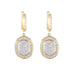 Earrings “GIAVANA” GOLD & DIAMOND EARRINGS 58 Facettes BO/220150
