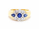 Bague 56 Bague Or jaune Saphir 58 Facettes 00696CN