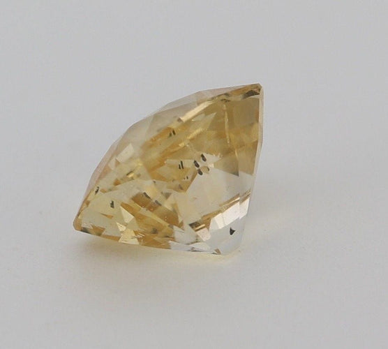 Gemstone Saphir jaune non chauffé non traité 1.12cts certificat CGL 58 Facettes 156