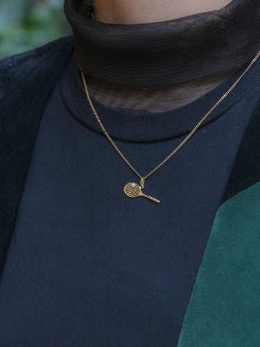 Pendentif Pendentif vintage raquette de tennis perle 58 Facettes 893