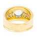 Ring 53 Band Ring Yellow Gold Topaz 58 Facettes 2381953CN