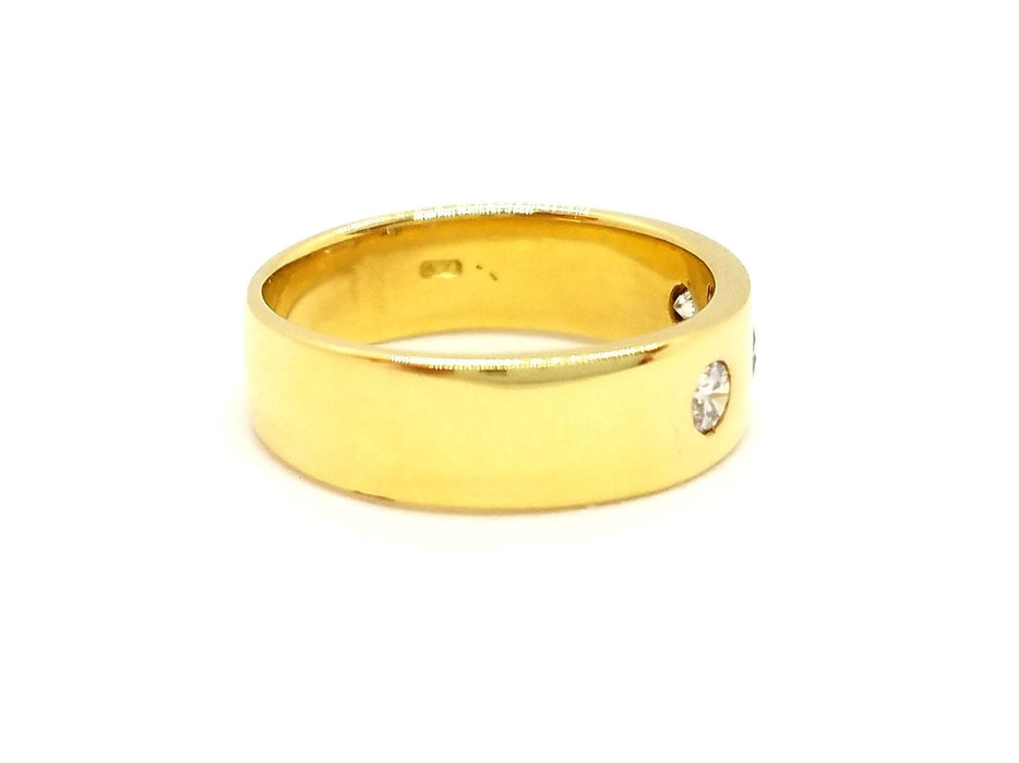 Bague 50 Bague Or jaune Diamant 58 Facettes 757306CN