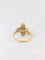 Bague 56.5 Bague Art Nouveau 2 Ors Diamants Perles 58 Facettes J174