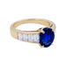 Ring 51 Van Cleef & Arpels sapphire and baguette diamond ring. 58 Facettes 33085