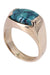 TURQUOISE SIGNET RING 58 Facettes 064911