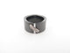 Bague 52 bague CHAUMET liens 081956 t52 ceramique noir or blanc diamants 0.12 ct 58 Facettes 244874
