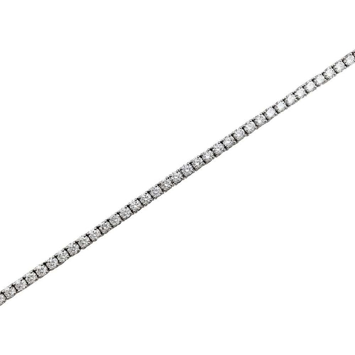 Bracelet Bracelet ligne "Tennis", or blanc, diamants. 58 Facettes 30788