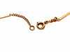 Necklace Curb chain necklace Rose gold 58 Facettes 1637067CN