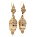 Earrings Gold dangling earrings 58 Facettes 10031-4341