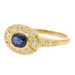 Ring 52 Ring Yellow gold Sapphire 58 Facettes 2173023CN