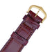 Cartier watch "Tank Louis Cartier" yellow gold, leather. 58 Facettes 33366