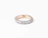 Pomellato “Tango” Alliance ring in white gold and diamonds 58 Facettes 0