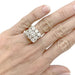 Ring Vintage signet ring, platinum and diamonds. 58 Facettes