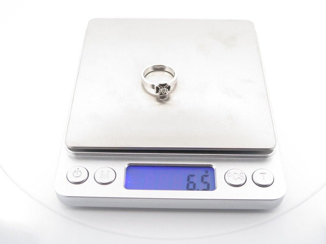 Bague 50 bague CHANEL trefle diamant solitaire 0.15ct en or blanc t50 58 Facettes 245161