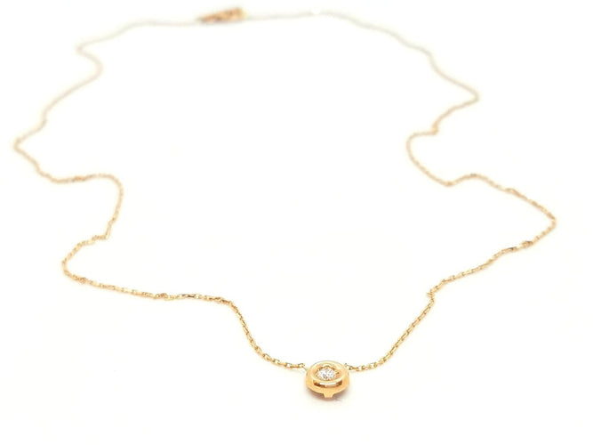 Collier Collier Or rose Diamant 58 Facettes 578950RV