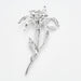 Brooch Diamond Flower Brooch 58 Facettes 3587
