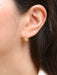 Napoléon III Dormeuses earrings Yellow gold Fine pearl 58 Facettes J268
