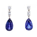 Earrings Tanzanite and diamond earrings 58 Facettes 22-551