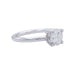 Ring 53 Solitaire ring in white gold, 1,11 carat diamond. 58 Facettes 32514
