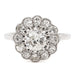 Bague 58 Bague Marguerite Platine Diamant 58 Facettes 2270734CN