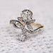 Ring 52 Old floral diamond ring 58 Facettes 23-361