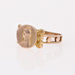 Ring 46 Old rose gold Virgin Mary ring 58 Facettes 22-519