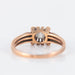 Ring 54.5 Rose gold, platinum and diamond ring 58 Facettes P3L12
