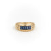Ring 53 Ring Yellow Gold Sapphire 58 Facettes 1639193CN