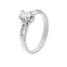 Ring 54 Solitaire diamond ring 0,68 ct 58 Facettes 1608