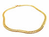 Necklace English mesh necklace Yellow gold 58 Facettes 1599721CN