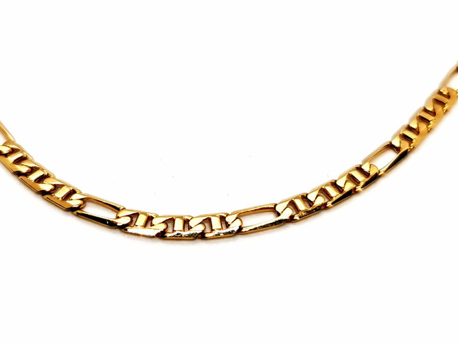 Collier Collier Maille alternée Or jaune 58 Facettes 1223538CN