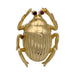 Yellow gold Beetle Clip Brooch. 58 Facettes 32169