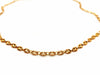 Necklace Coffee bean mesh necklace Yellow gold 58 Facettes 1783181CN