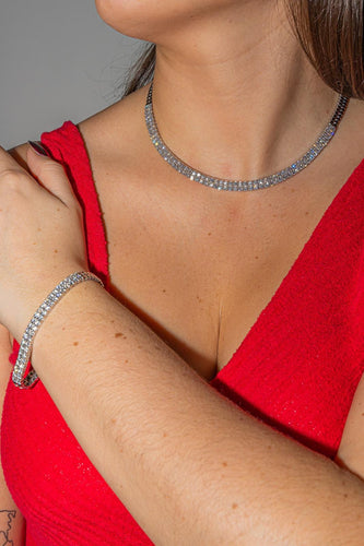 Collier Collier Rivière Or blanc Diamant 58 Facettes 2826005CN