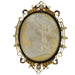 Brooch Cameo brooch, enameled setting 58 Facettes 15209-0125