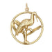 Pendentif Pendentif en or flamant rose 58 Facettes 18-008