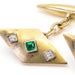 Cufflinks Diamond and emerald cufflinks 58 Facettes 7D3335DAE9254CC1B3FA560D416ECE4D