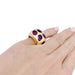 Ring 46 Chanel “Chevalière” ring in yellow gold, colored stones. 58 Facettes 33548