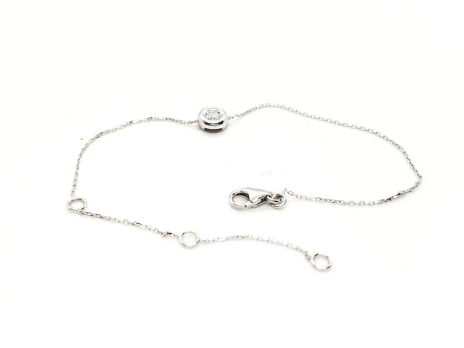 Bracelet Bracelet Or blanc Diamant 58 Facettes 579025RV