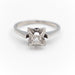 Ring 49 Solitaire Ring White Gold Diamond 58 Facettes 1831848CN