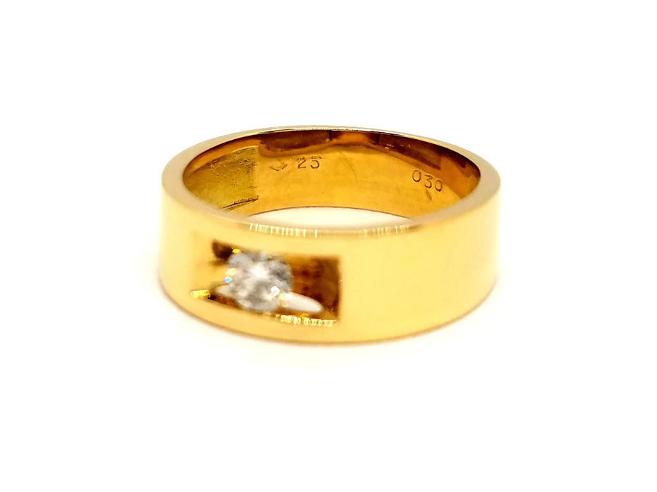 Bague 55 Bague Or jaune Diamant 58 Facettes 841211CN