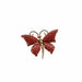 Brooch Butterfly brooch Yellow gold Coral 58 Facettes REF23121-143