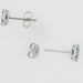 Emerald diamond stud earrings 58 Facettes 21-513