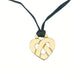 Poiray Pendant Pendant, "Interlaced Heart", yellow gold. 58 Facettes 31437