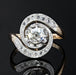 Bague 53 Bague tourbillon diamants ancienne 58 Facettes 21-843