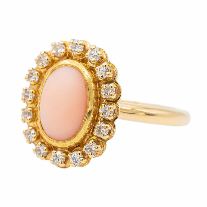 Bague 52.5 Bague Or jaune Corail 58 Facettes 2647168CN