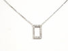 Collier Collier Or blanc Diamant 58 Facettes 579201RV