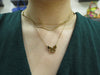 Van Cleef & Arpels Lucky Alhambra Yellow Gold Tiger Eye Necklace 58 Facettes 251004