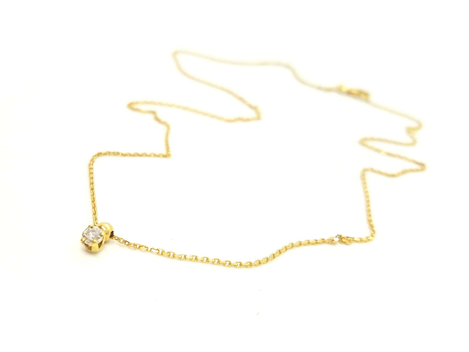 Collier Collier Chaîne + pendentif Or jaune Diamant 58 Facettes 579133RV