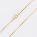 Yellow gold cube mesh chain necklace 58 Facettes 15-037